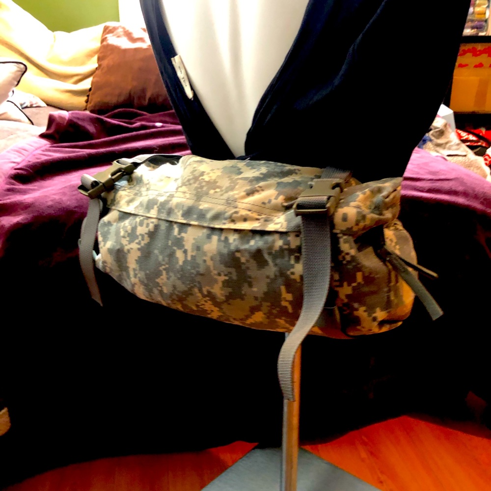 military surplus waistbag digital dusty camouflage
